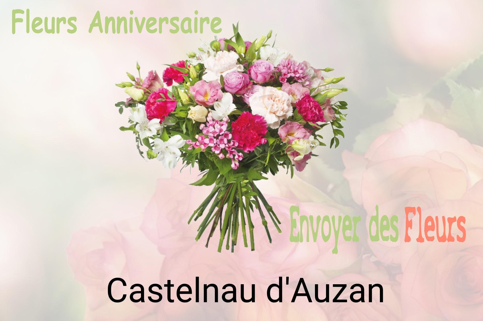 Bouquet de fleurs d’anniversaire livré à Castelnau-d'Auzan