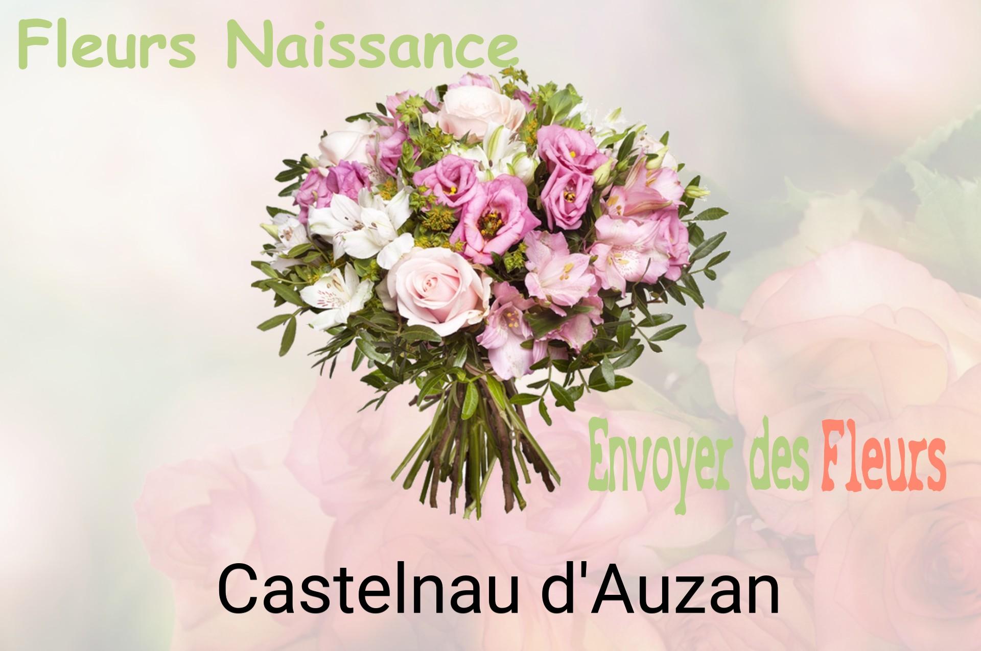 Bouquet de fleurs de naissance livré à Castelnau-d'Auzan