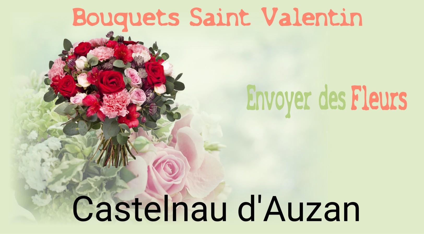 Roses de Saint-Valentin livrées à Castelnau-d'Auzan